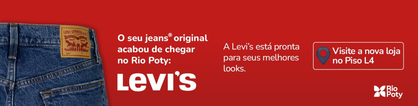Imagem de banner da novidade LEVI´S