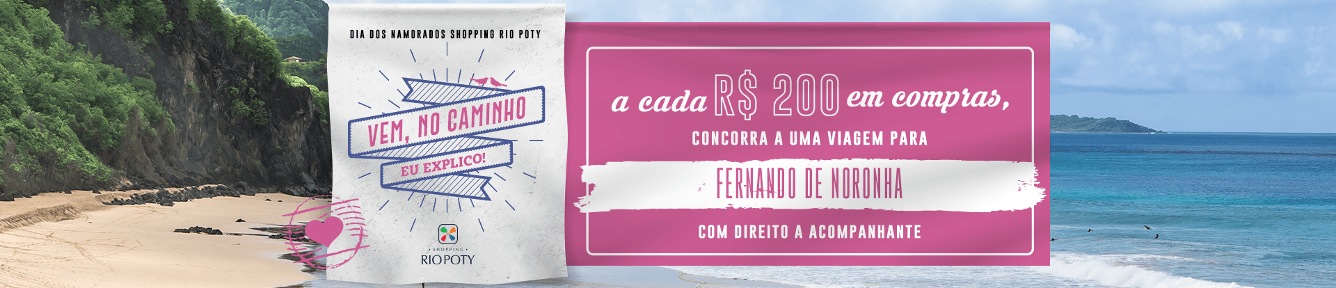 Imagem de banner da novidade DIA DOS NAMORADOS SHOPPING RIO POTY