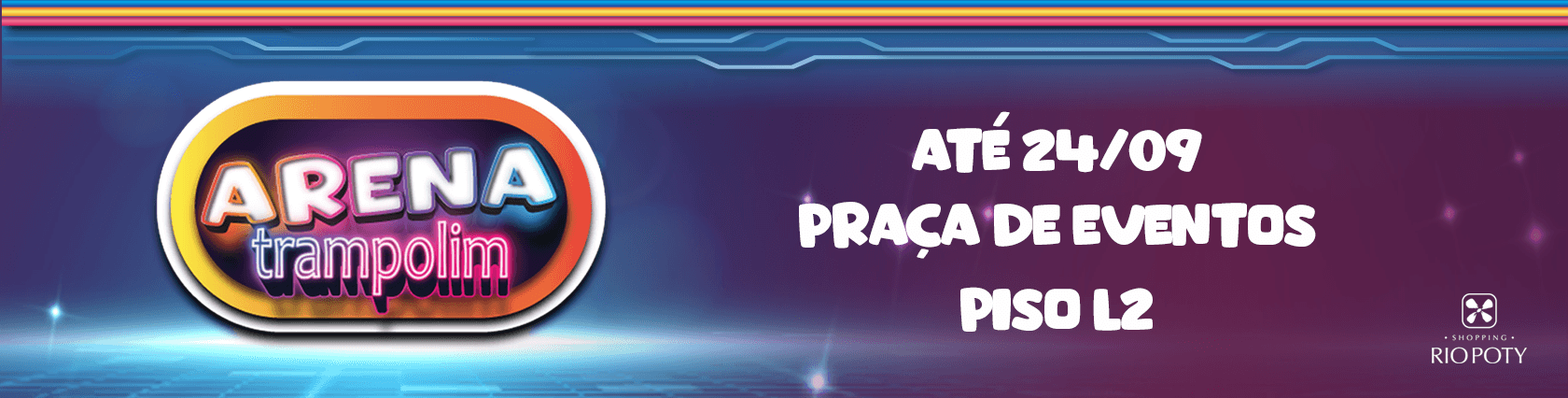 Imagem de banner da novidade Arena Trampolim